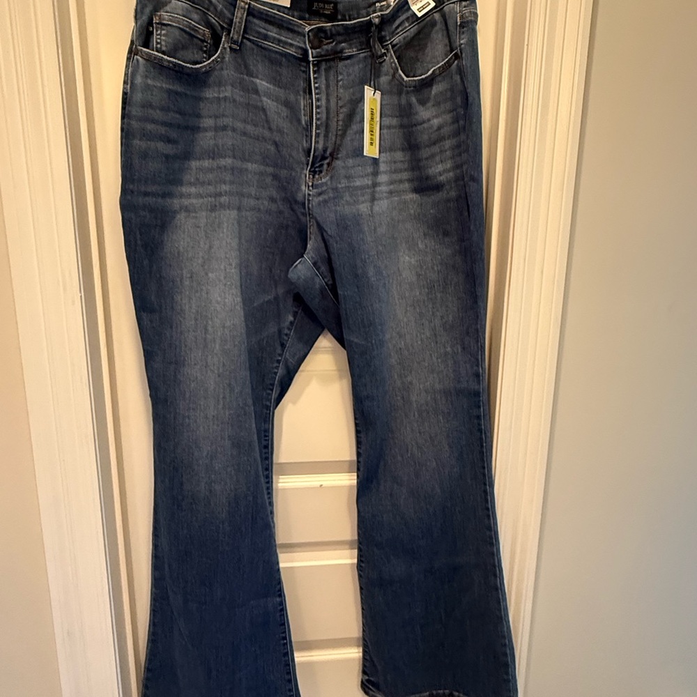Judy Blue Flare Wide Leg Blue Jeans